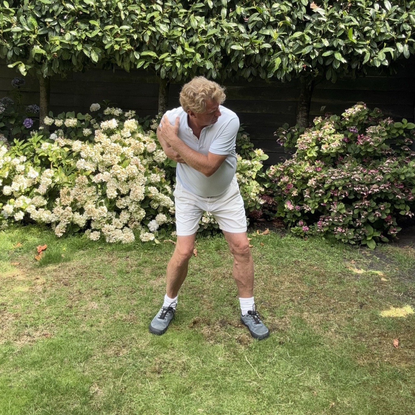 Hans doet een schouder-release, Fascial Maneuver