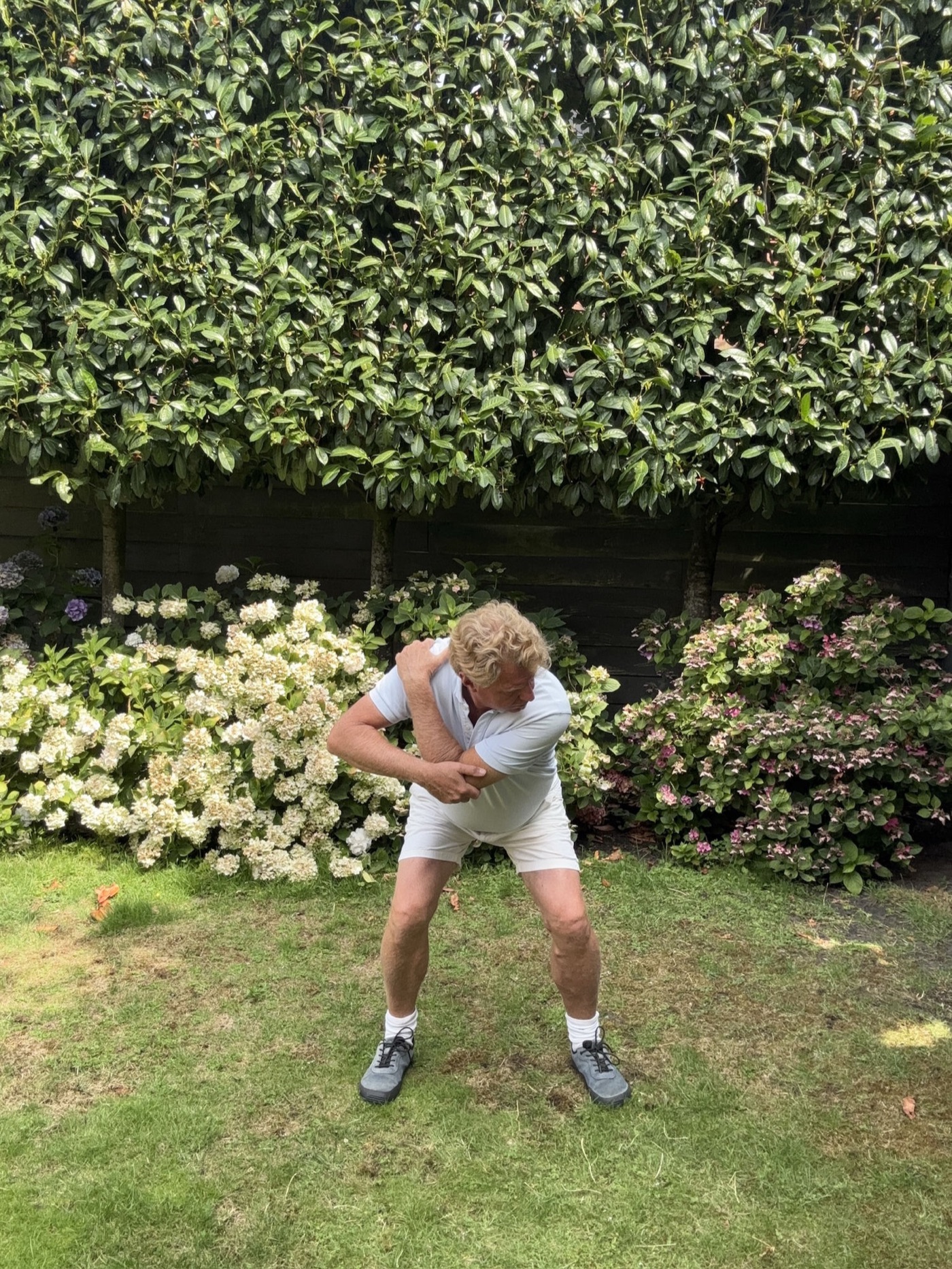 Hans demonstreert een Fascial Maneuver release